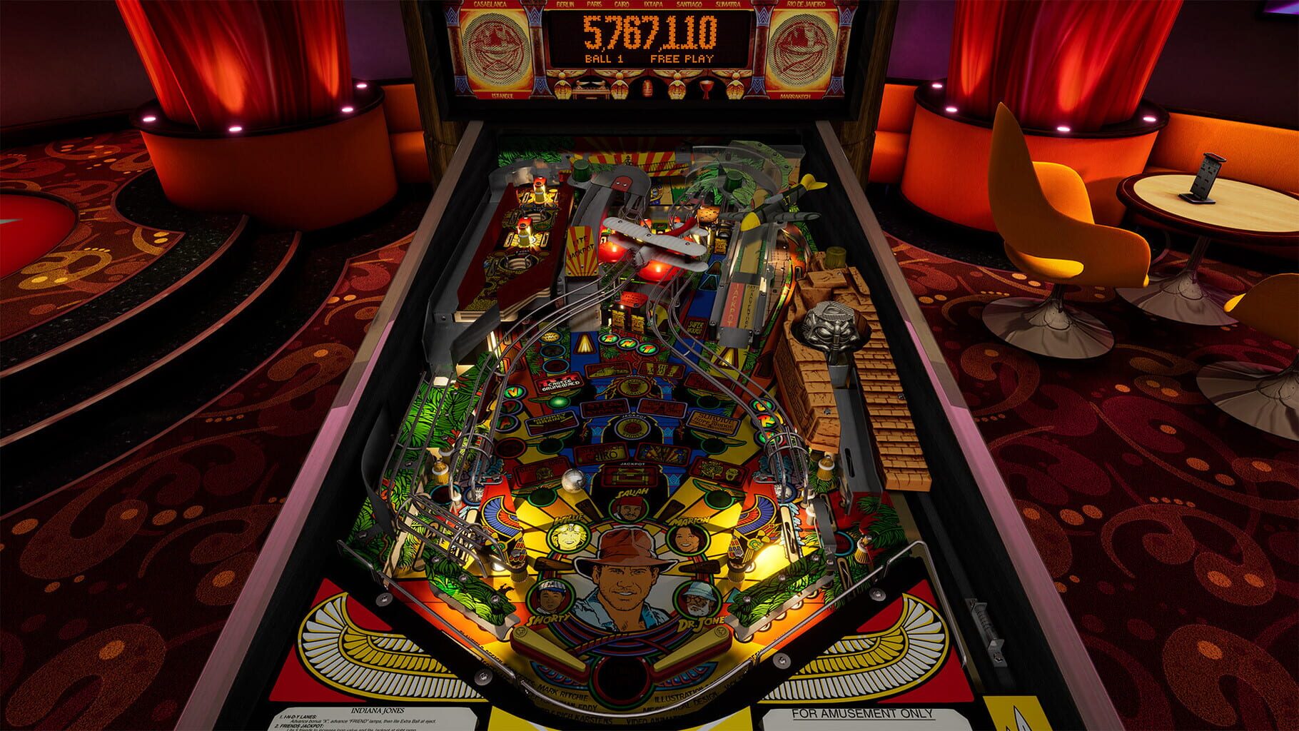 Captura de pantalla - Pinball FX: Indiana Jones - The Pinball Adventure