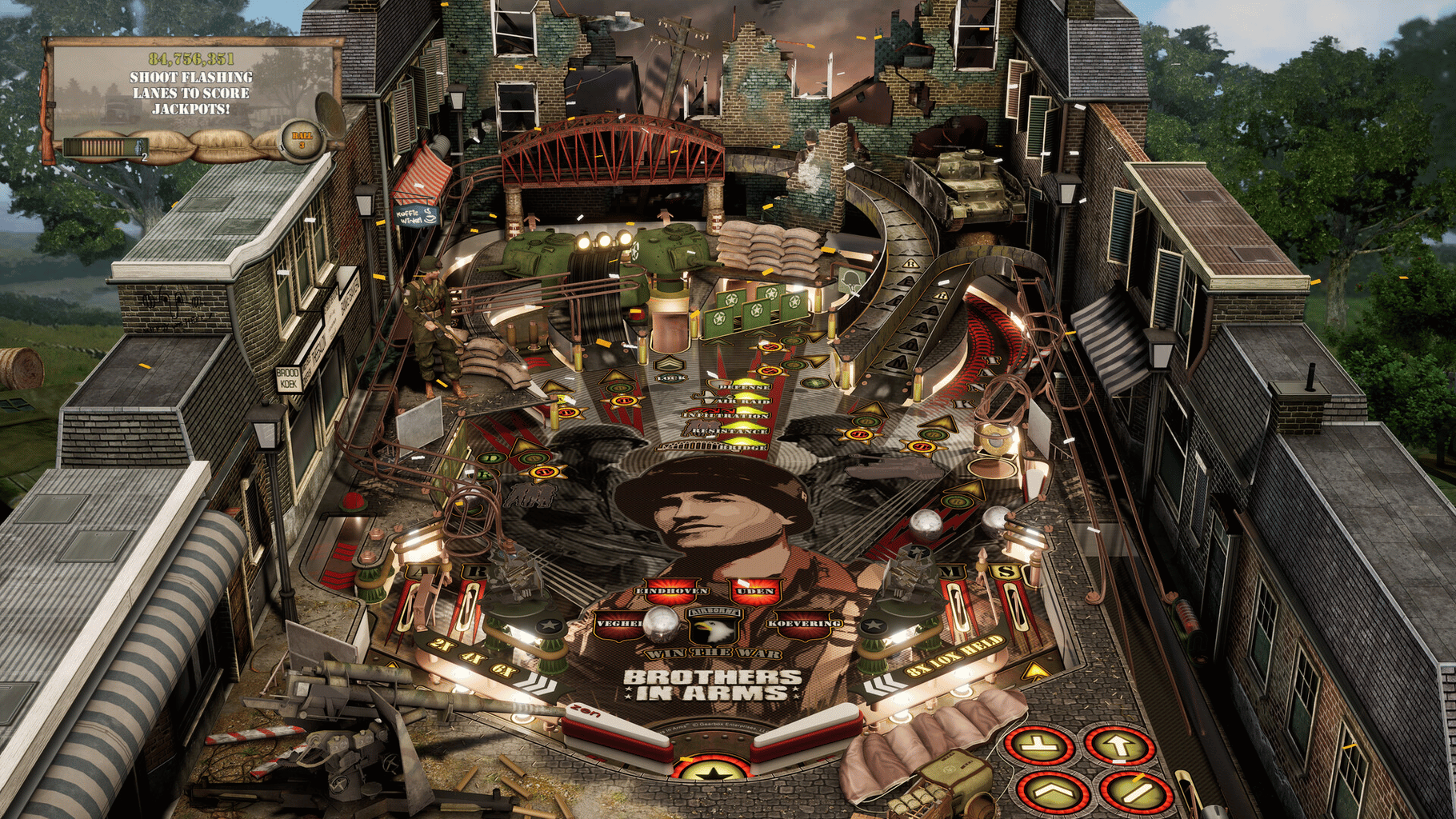 Pinball FX: Brothers in Arms - Win the War Pinball screenshot