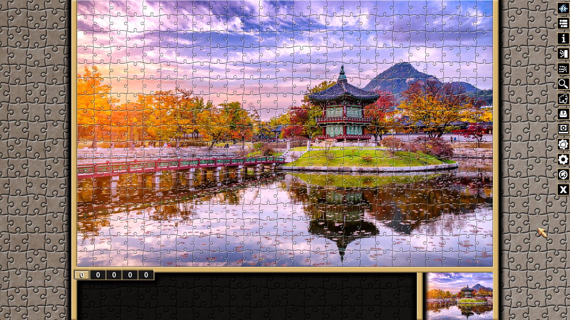Pixel Puzzles Traditional Jigsaws Pack: Korea - Screenshot