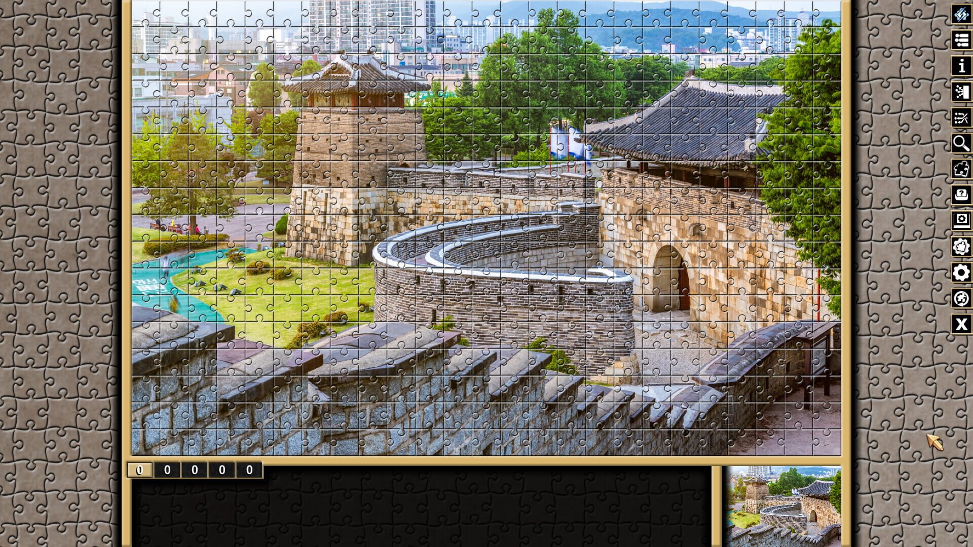 Pixel Puzzles Traditional Jigsaws Pack: Korea - Screenshot