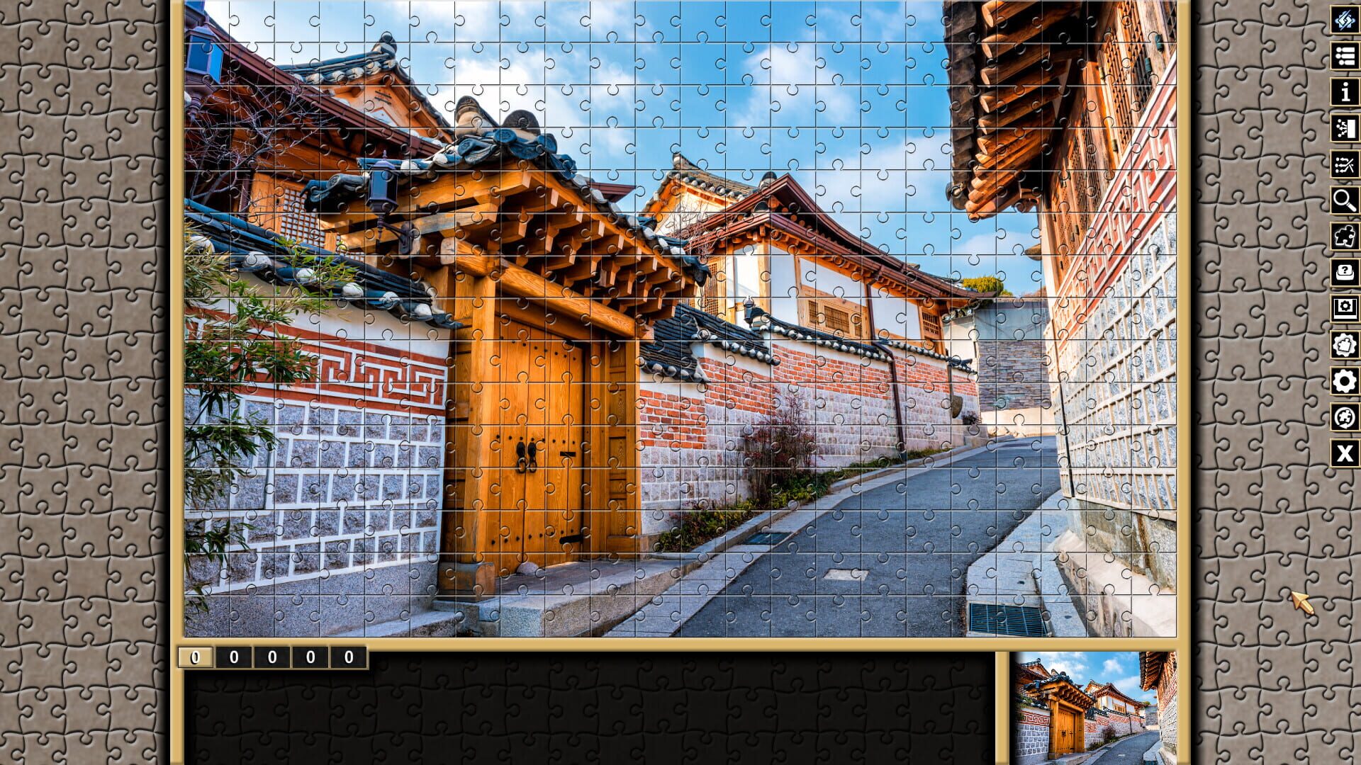 Pixel Puzzles Traditional Jigsaws Pack: Korea - Screenshot
