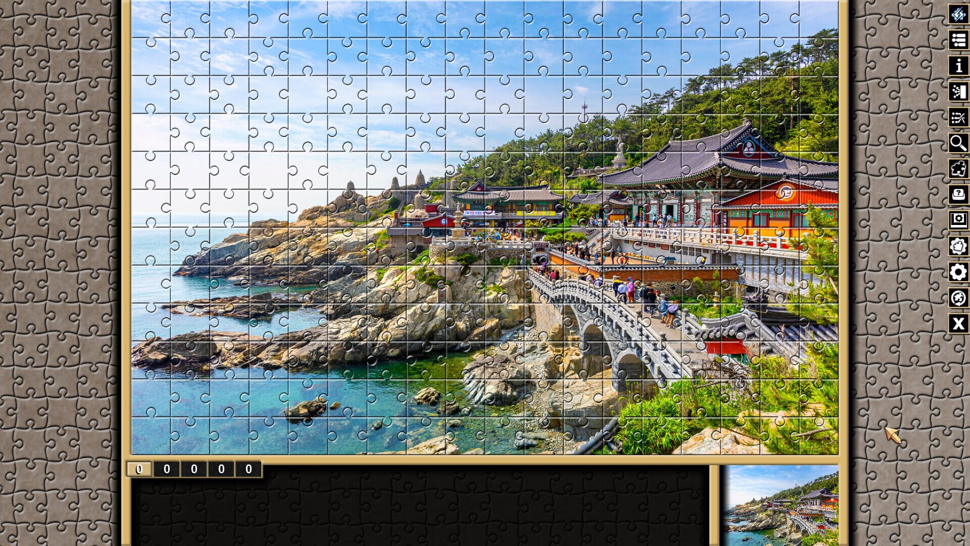 Pixel Puzzles Traditional Jigsaws Pack: Korea - Screenshot