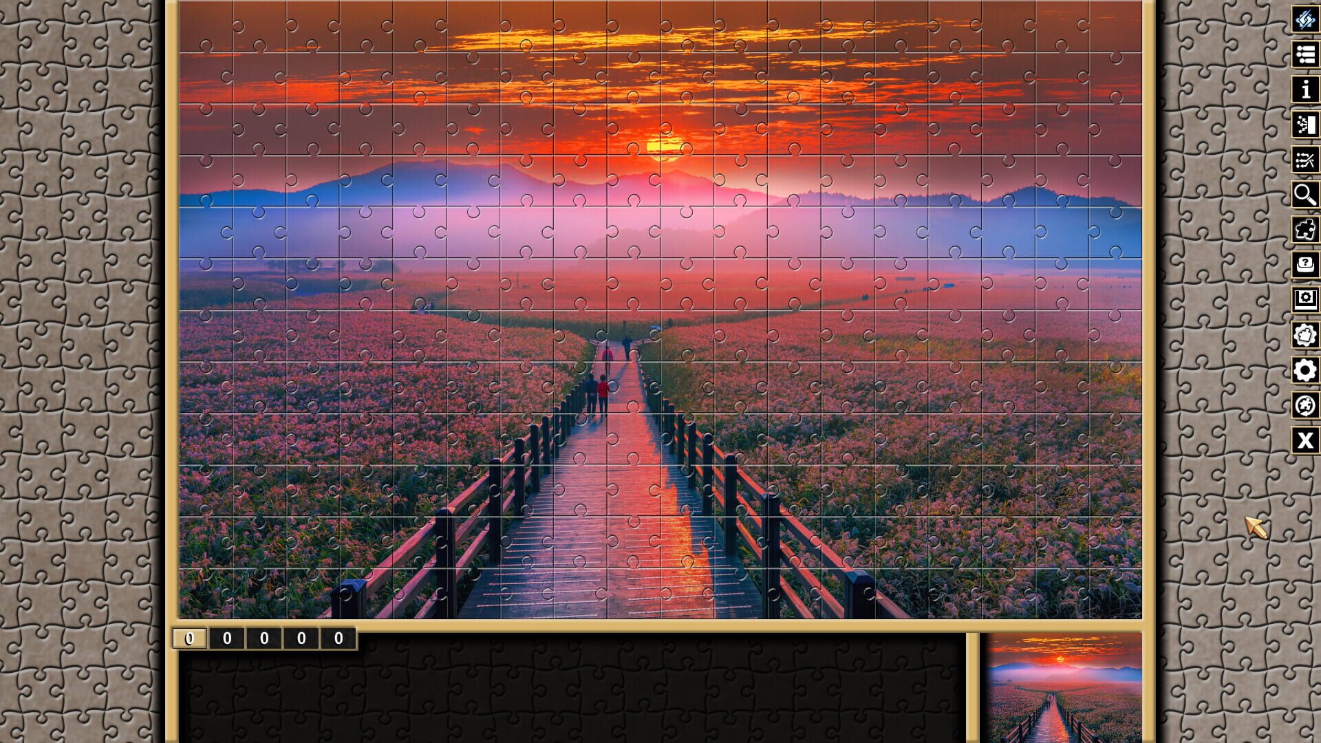 Pixel Puzzles Traditional Jigsaws Pack: Korea - Screenshot