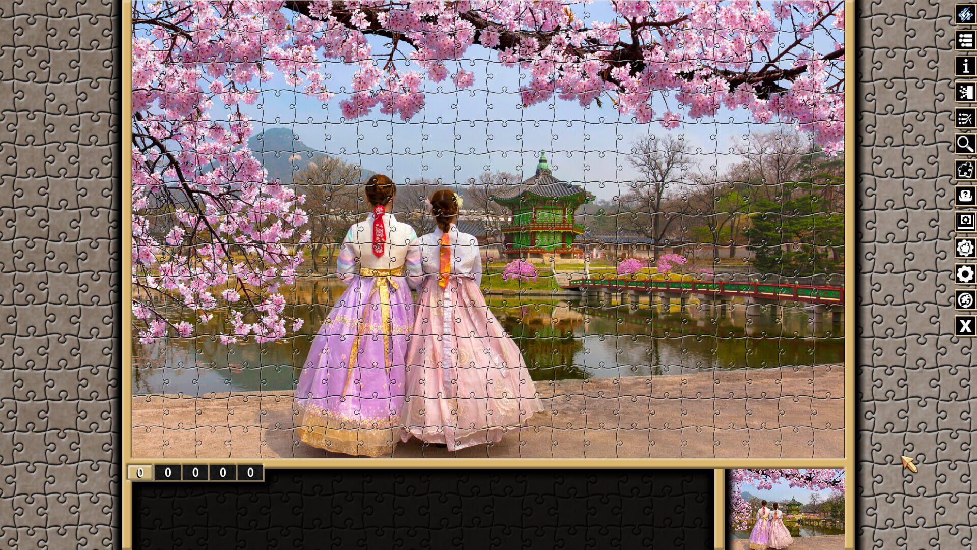 Pixel Puzzles Traditional Jigsaws Pack: Korea - Screenshot