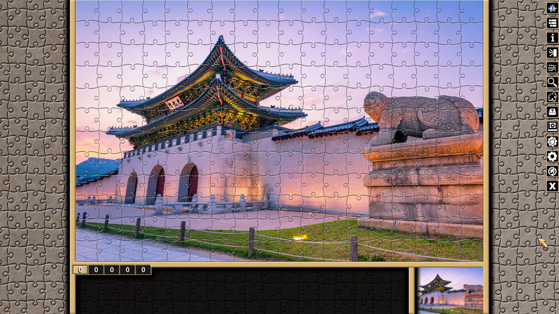 Pixel Puzzles Traditional Jigsaws Pack: Korea - Screenshot