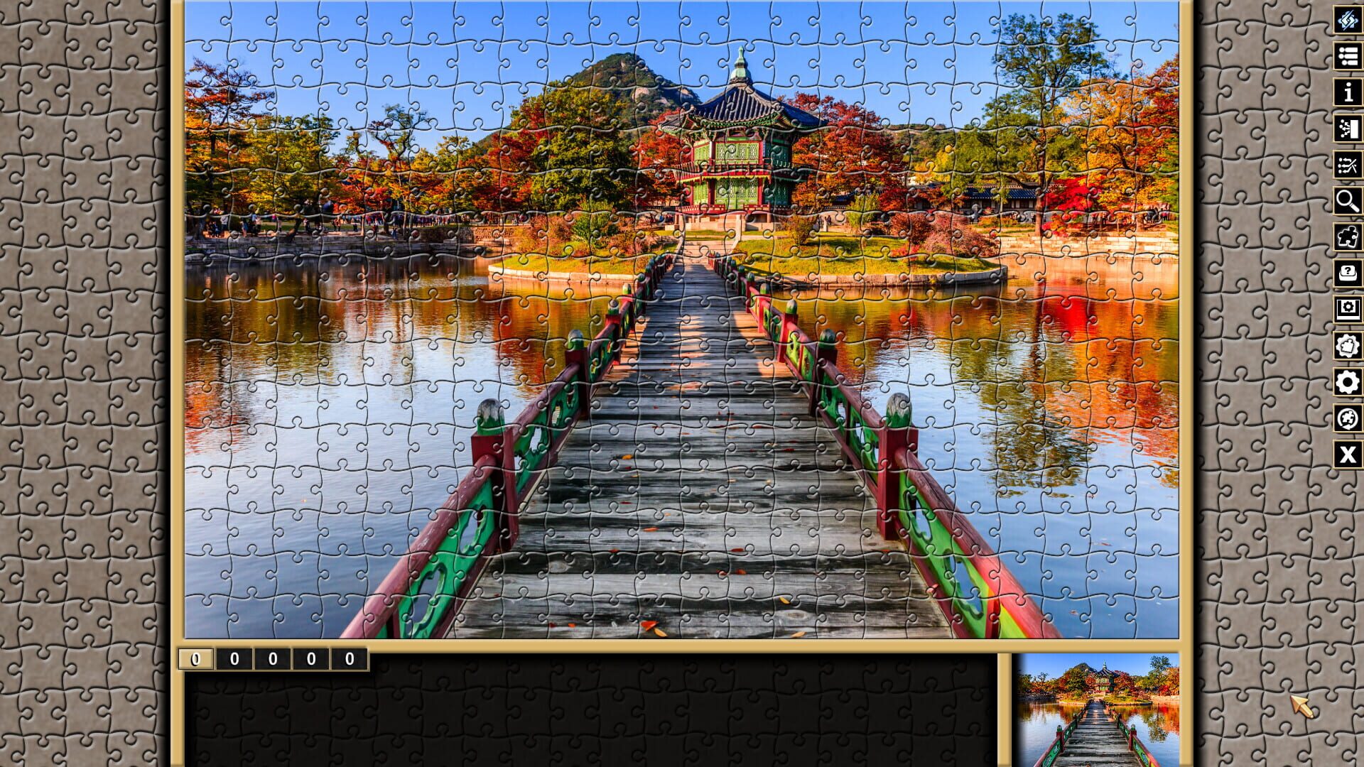 Pixel Puzzles Traditional Jigsaws Pack: Korea - Screenshot