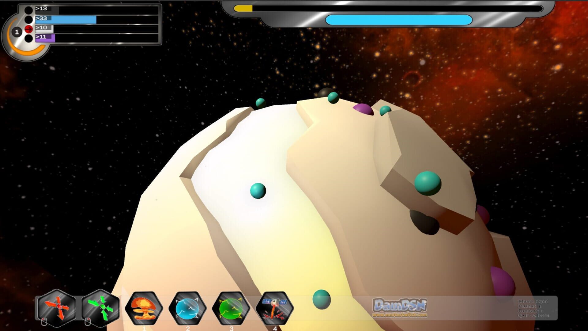 Marbles in Space - Screenshot