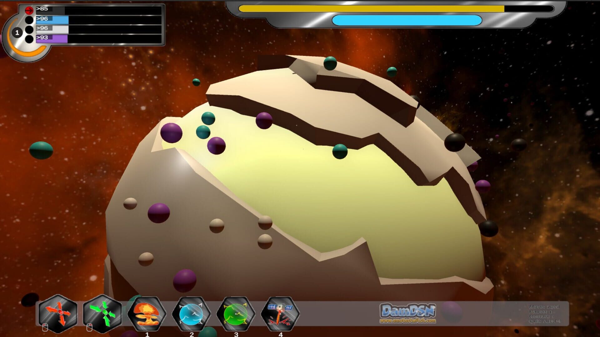 Marbles in Space - Screenshot