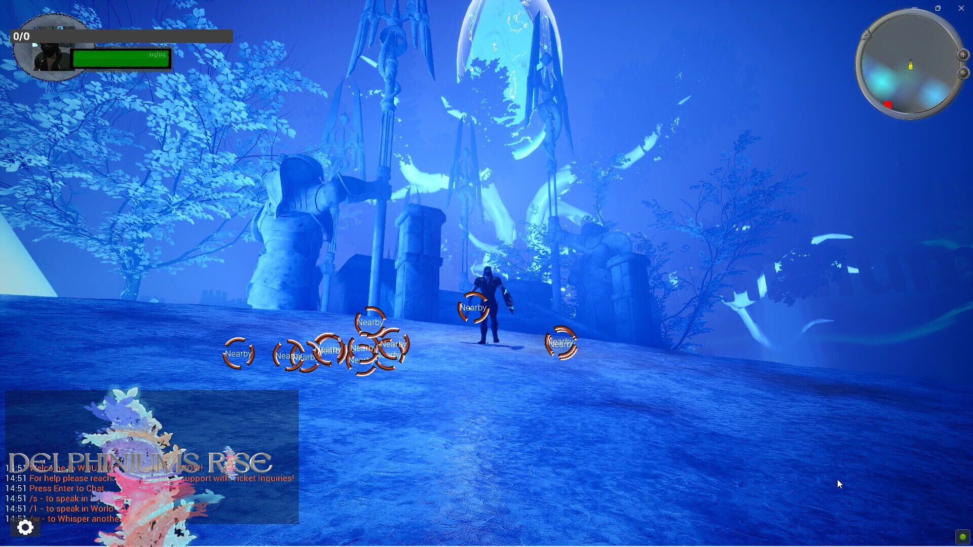 Delphiniums Rise - Screenshot