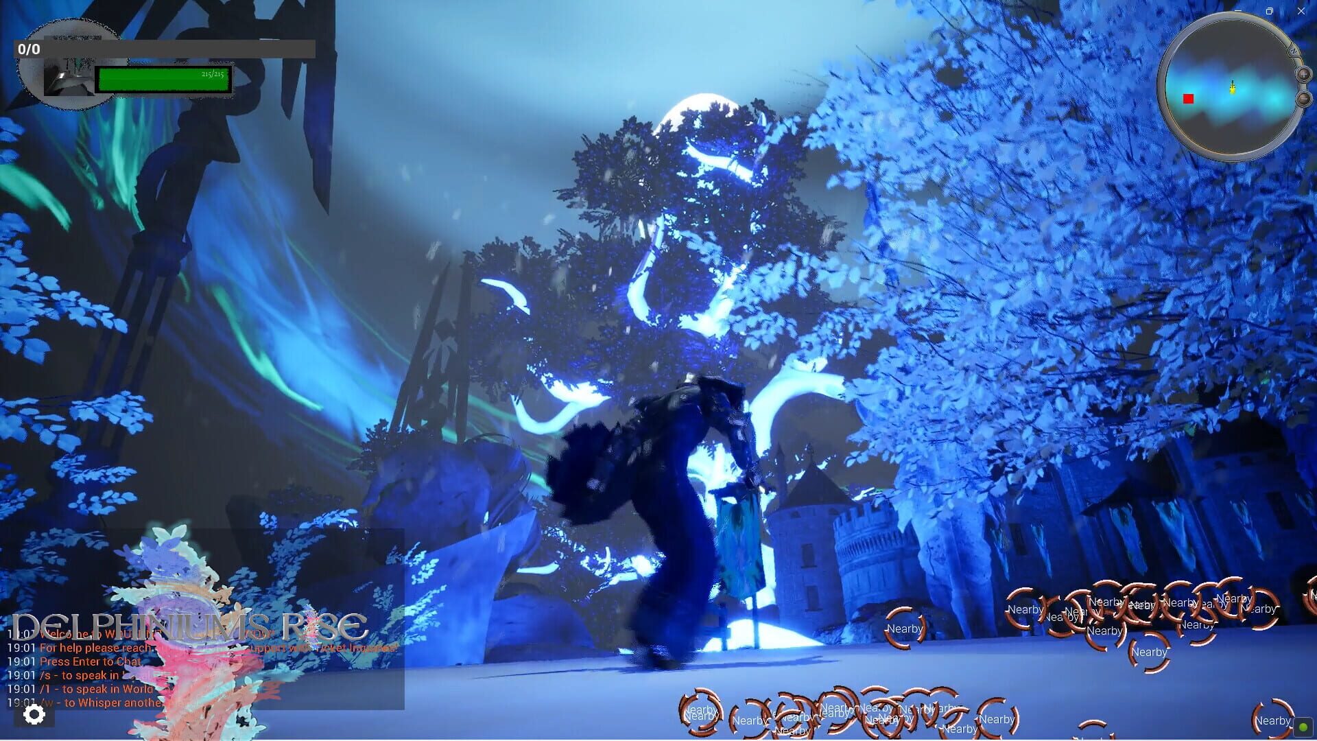 Delphiniums Rise - Screenshot