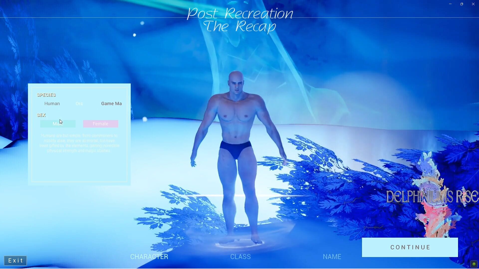 Delphiniums Rise - Screenshot