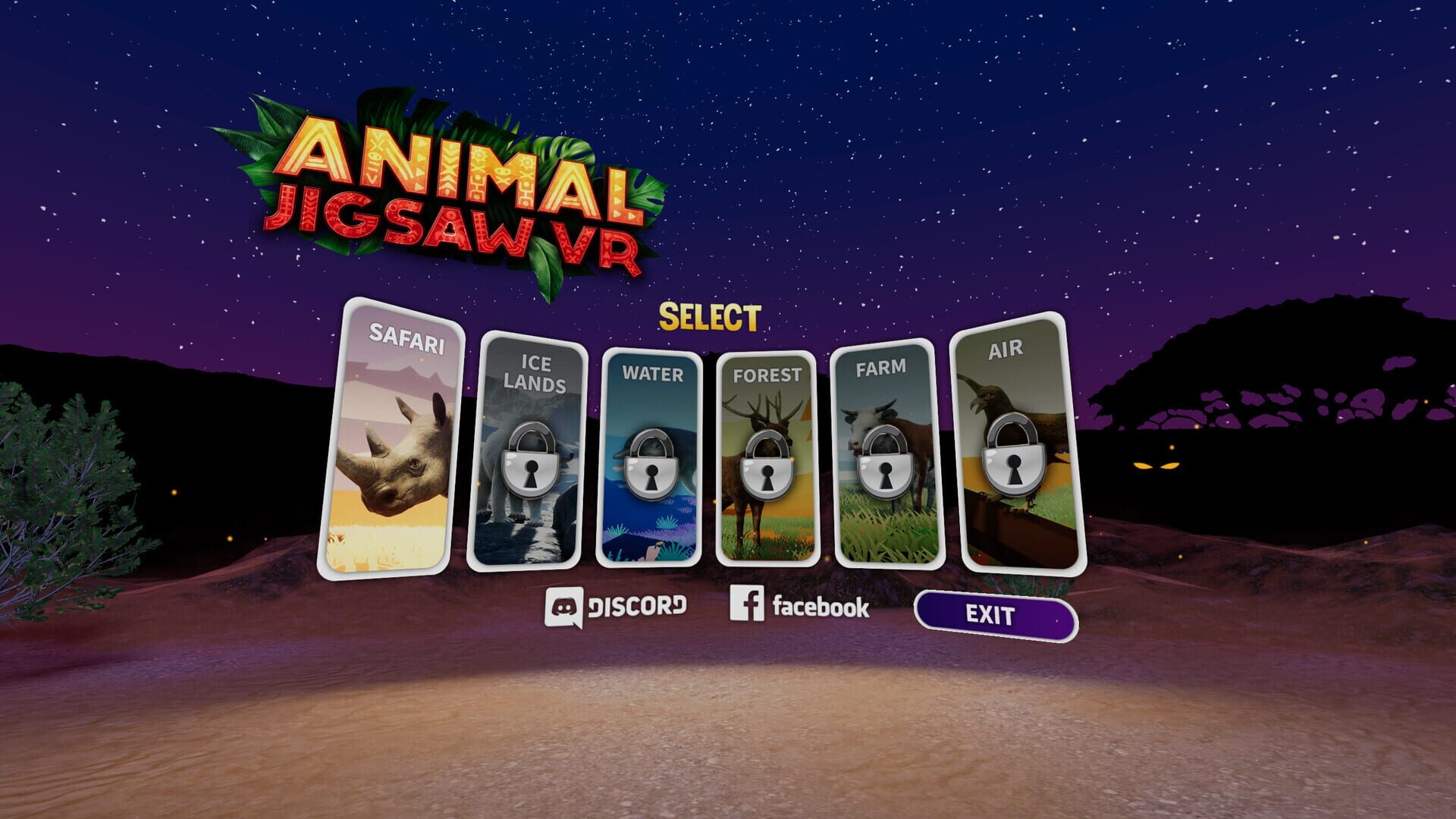 Animal Jigsaw VR - Screenshot