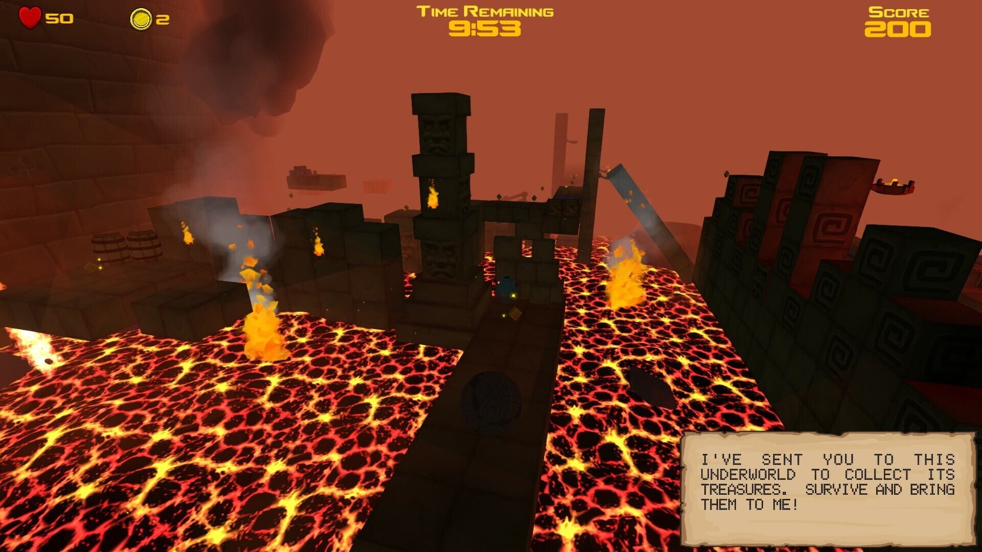 Inferno Quest: Journey Through the Lava Cavern - Screenshot