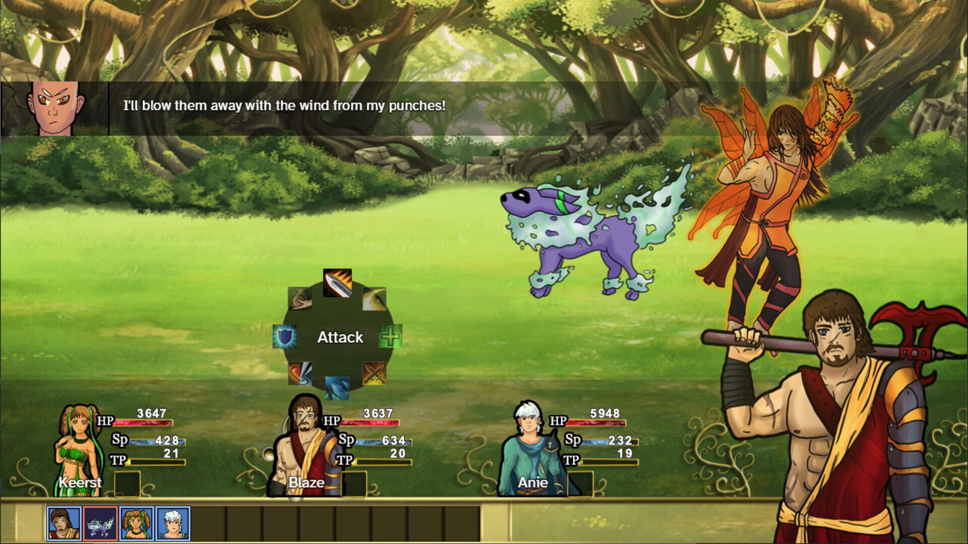 Spriters, Hopes Blooming Dawn - Screenshot