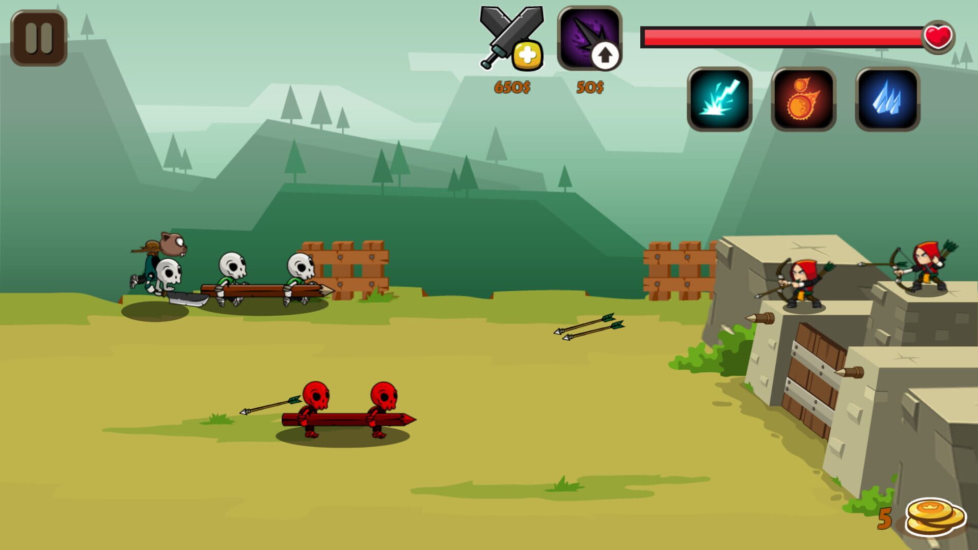 Enemies Defender - Screenshot