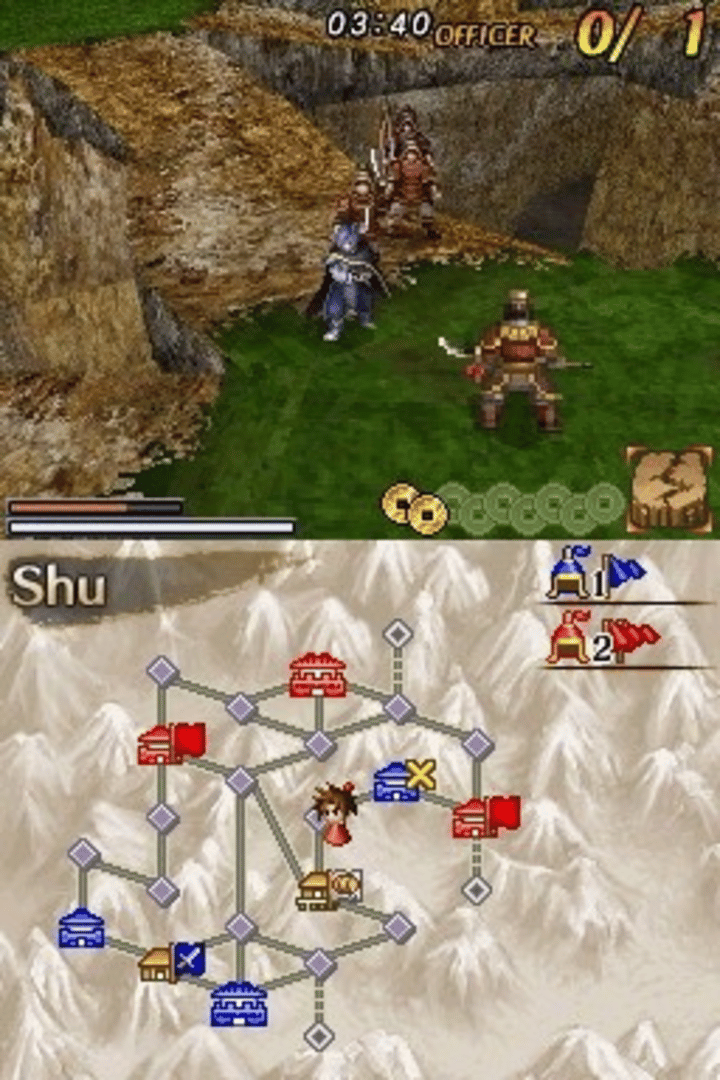 Dynasty Warriors DS: Fighter's Battle screenshot