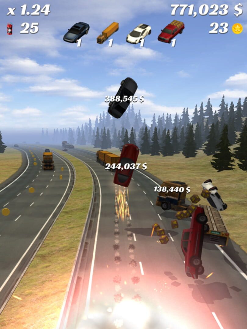 Highway Crash Derby - Screenshot