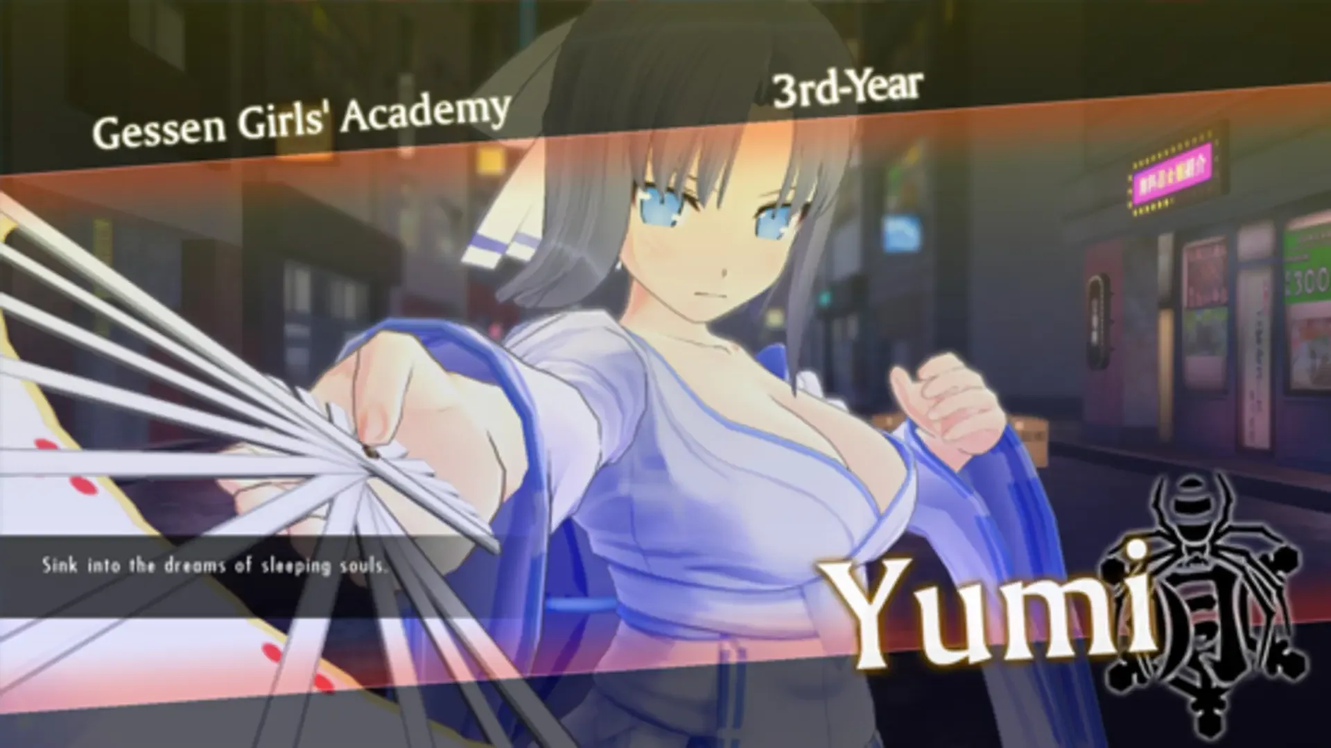 Senran Kagura Burst Re:Newal - Yumi Character and Campaign