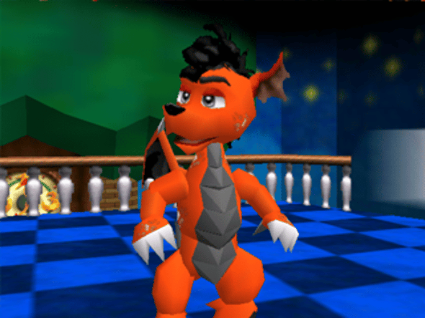 Super Mario 64: Play as a Dragon! screenshot