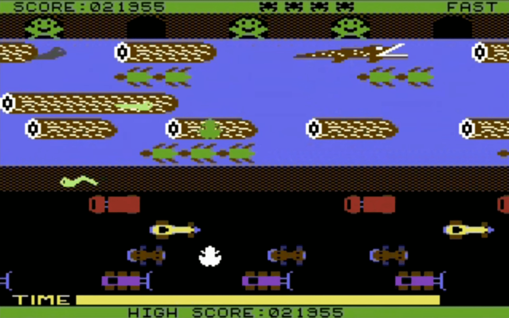 Frogger screenshot