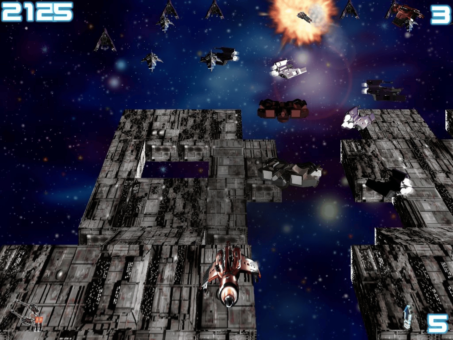 3D Galaxy Fighters screenshot