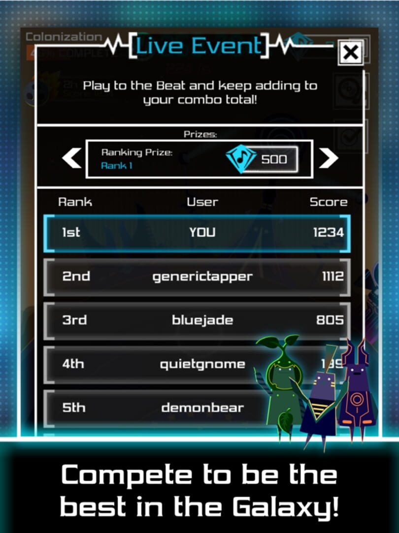 Groove Galaxy - Screenshot