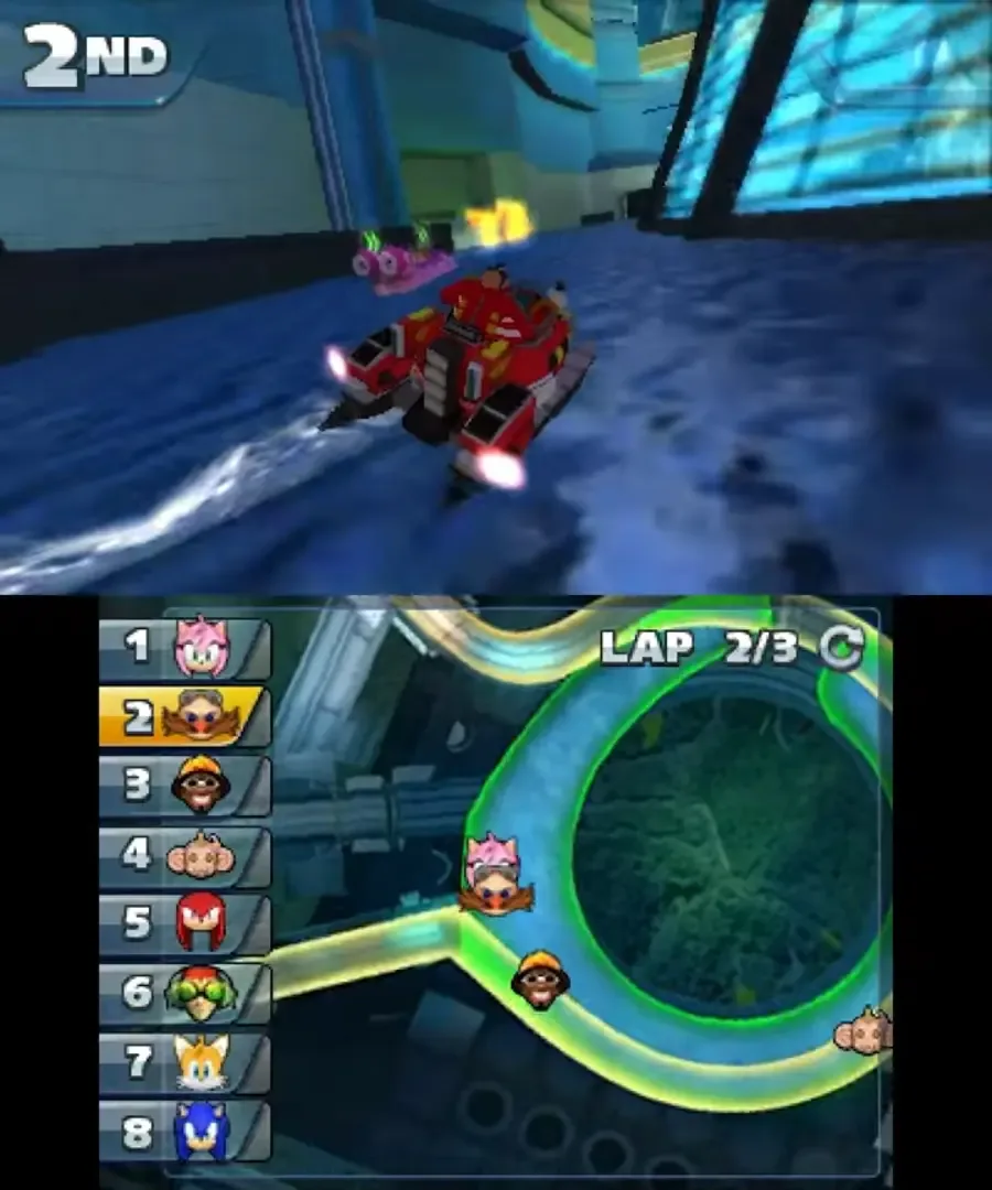 Captura de pantalla - Sonic & All-Stars Racing Transformed