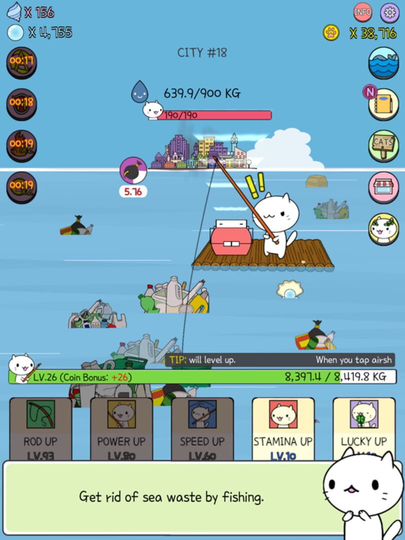 Aqua Cat: Clean it All! - Screenshot