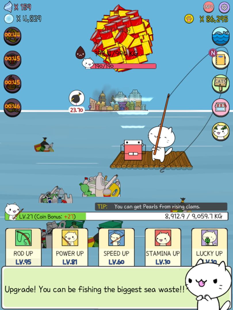 Aqua Cat: Clean it All! - Screenshot