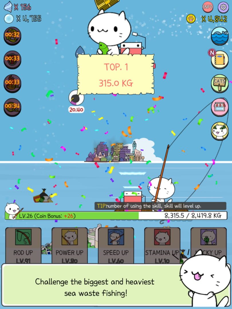 Aqua Cat: Clean it All! - Screenshot