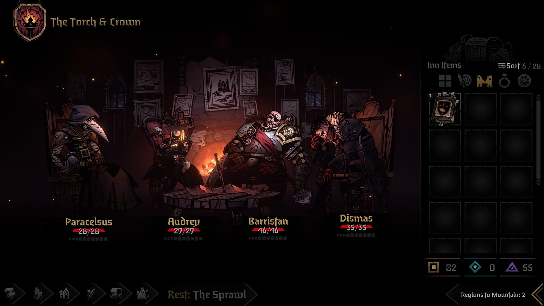 Captura de pantalla - Darkest Dungeon II