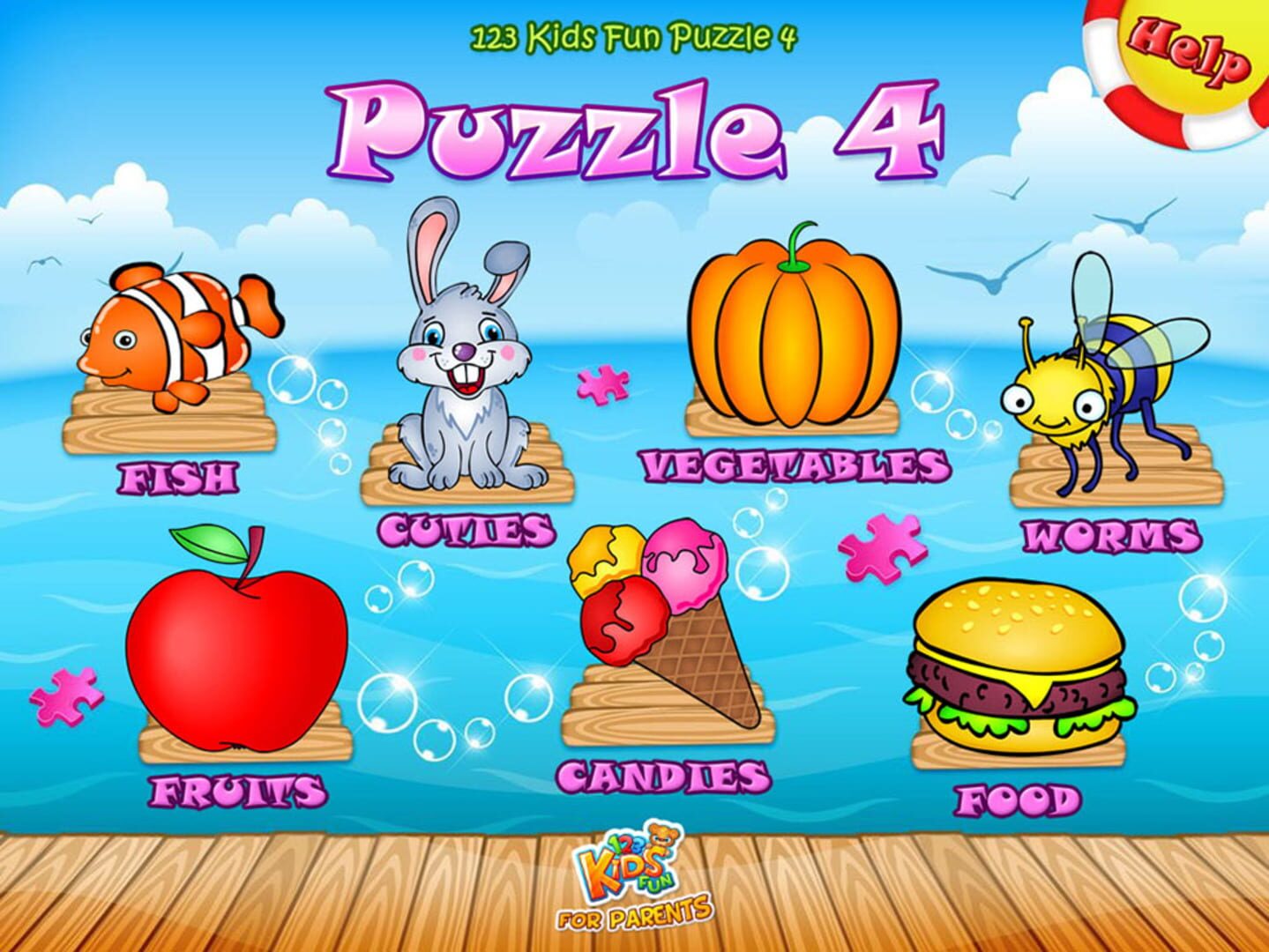 Captura de pantalla - 123 Kids Fun Puzzle Gold