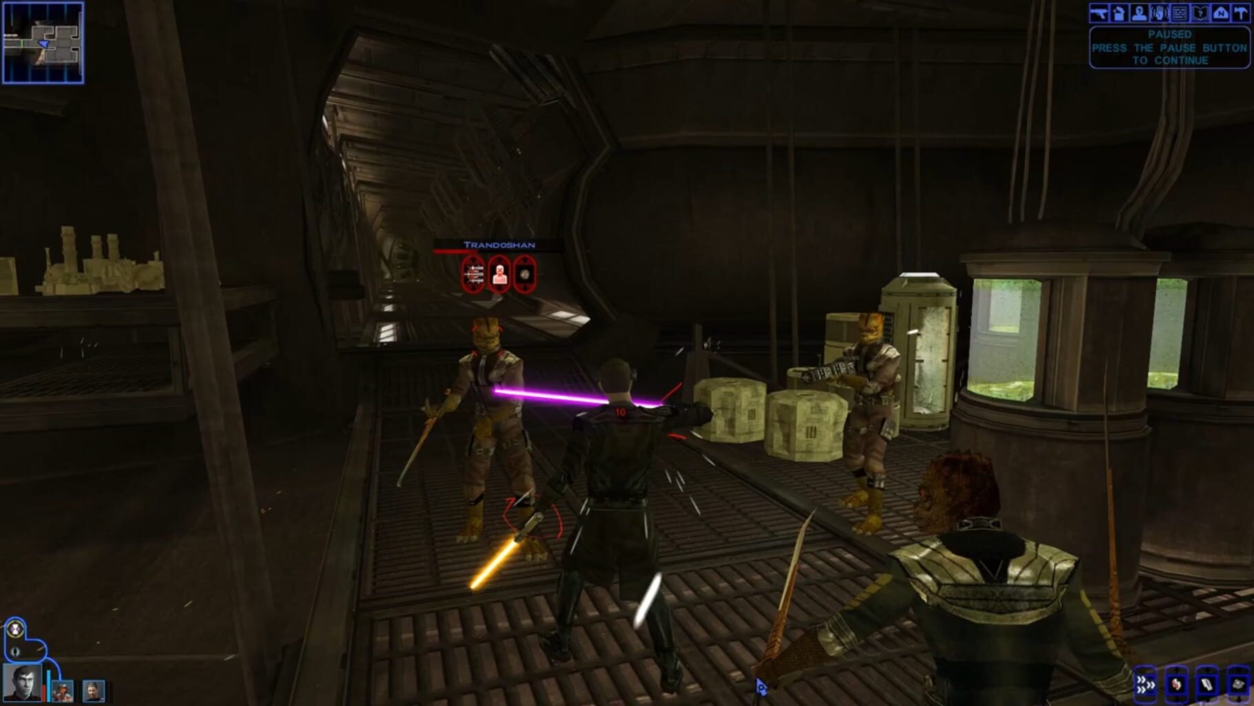 Captura de pantalla - Star Wars: Knights of the Old Republic - Yavin Station
