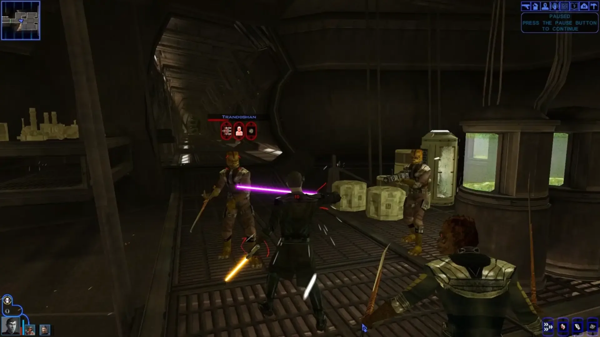 Captura de pantalla - Star Wars: Knights of the Old Republic - Yavin Station