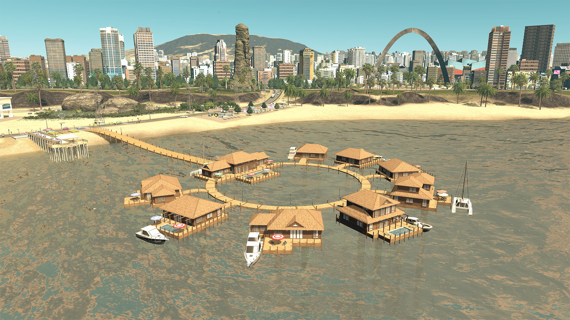 Cities: Skylines - Hotels & Retreats screenshot