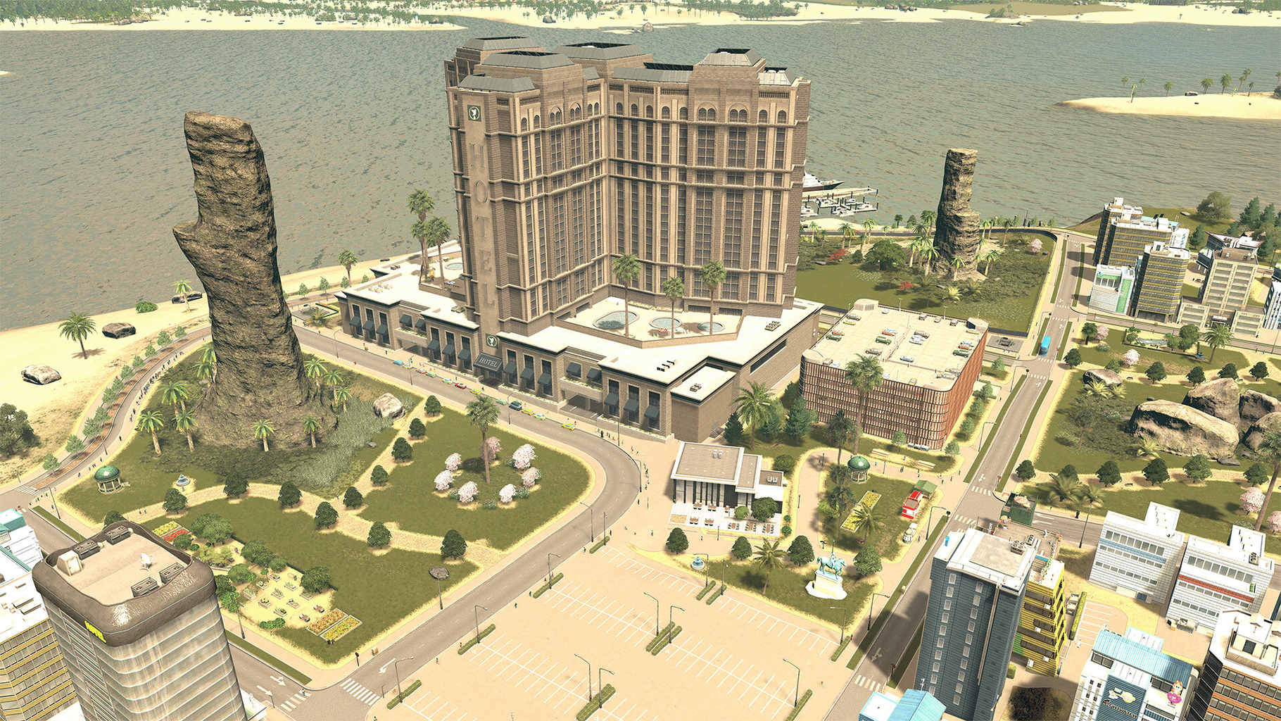 Cities: Skylines - Hotels & Retreats screenshot