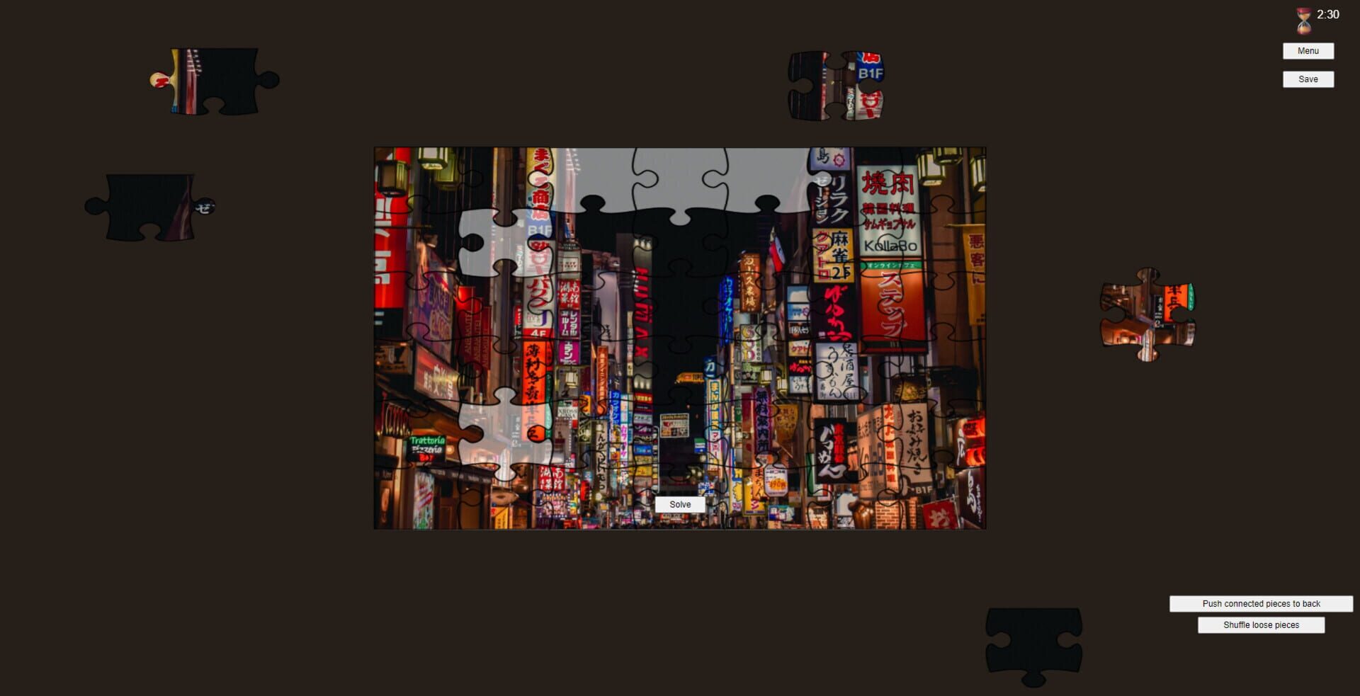Cities of the World Jigsaw Puzzles: Tokyo - Screenshot