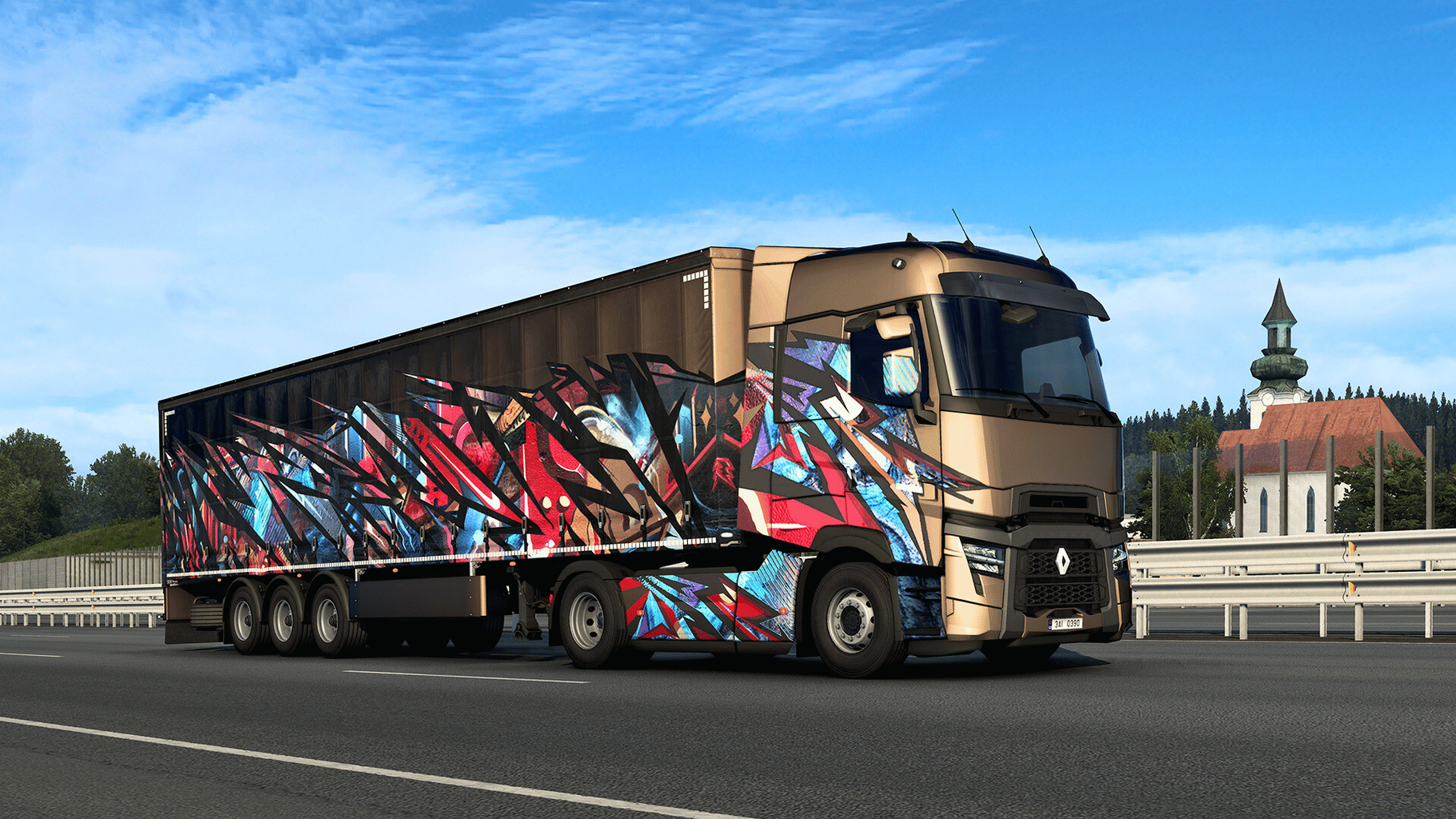 Euro Truck Simulator 2: Street Art Paint Jobs Pack screenshot