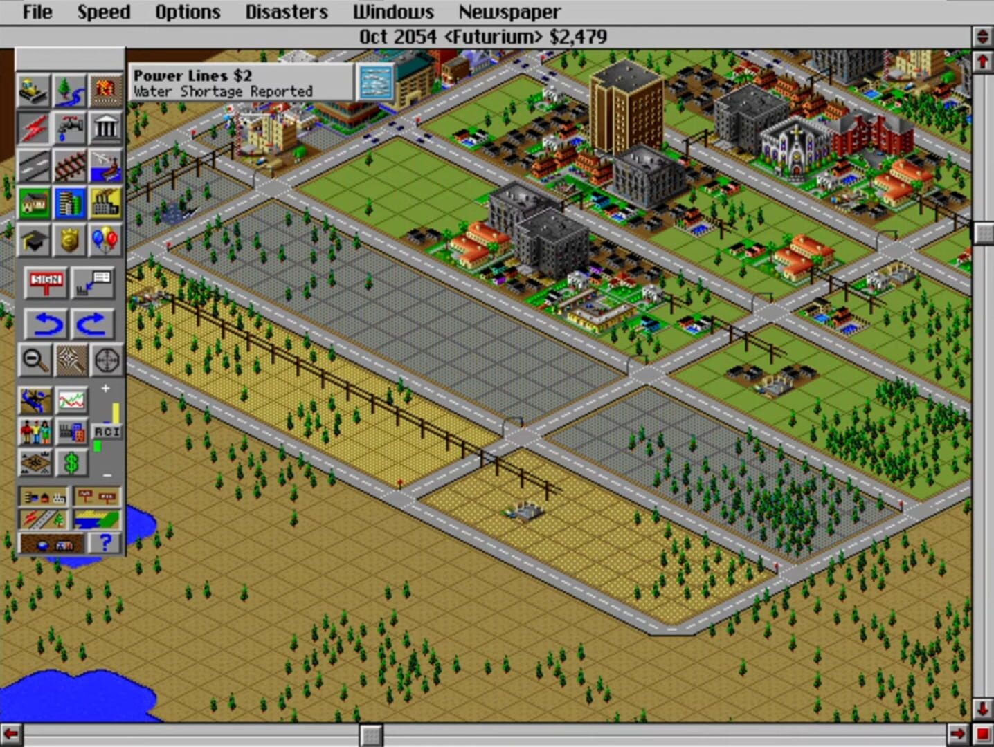 Captura de pantalla - SimCity 2000: Network Edition