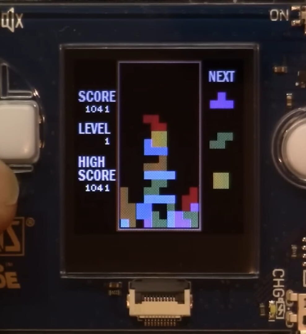 Captura de pantalla - Micro Arcade Tetris