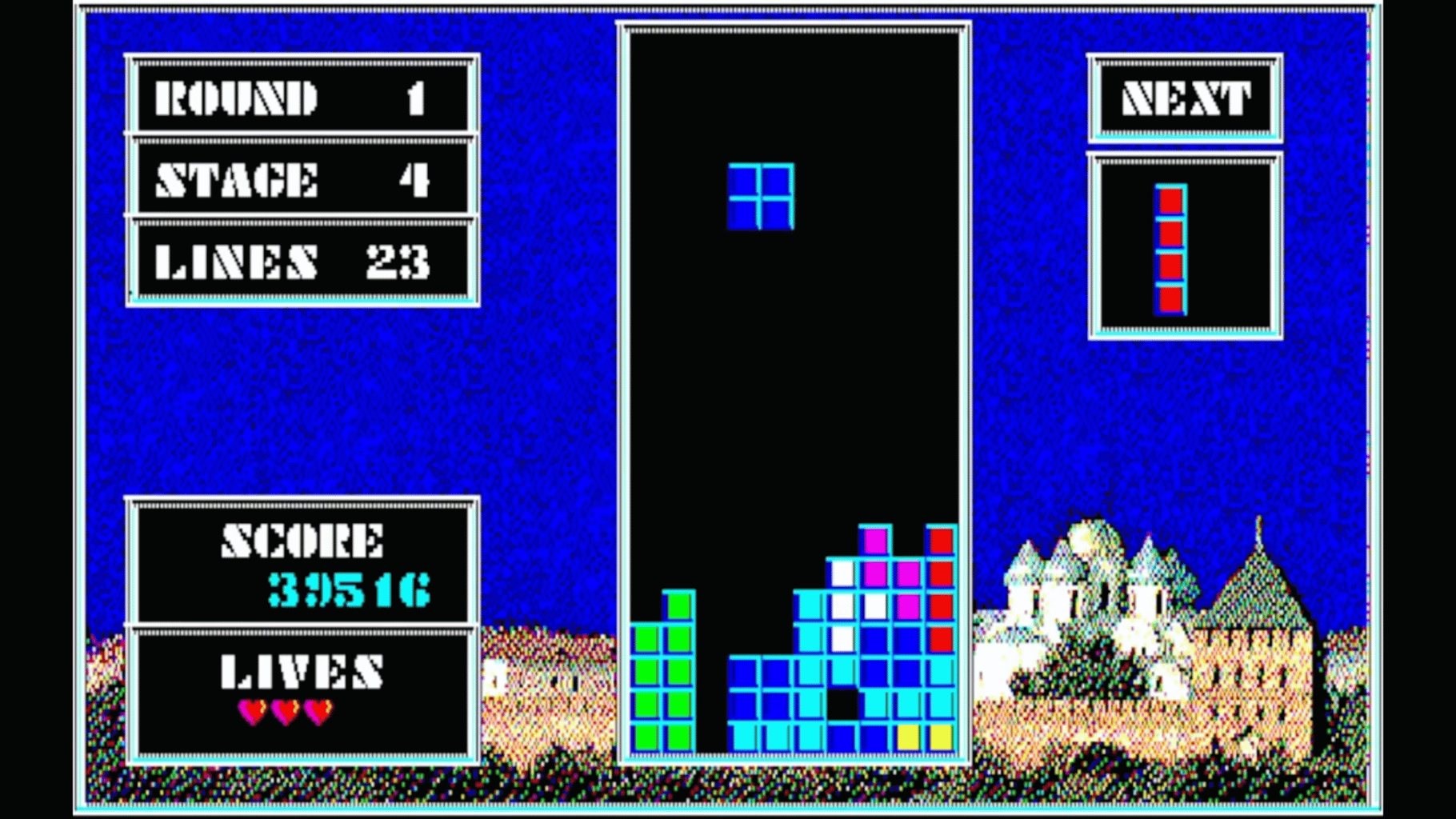 Tetris screenshot