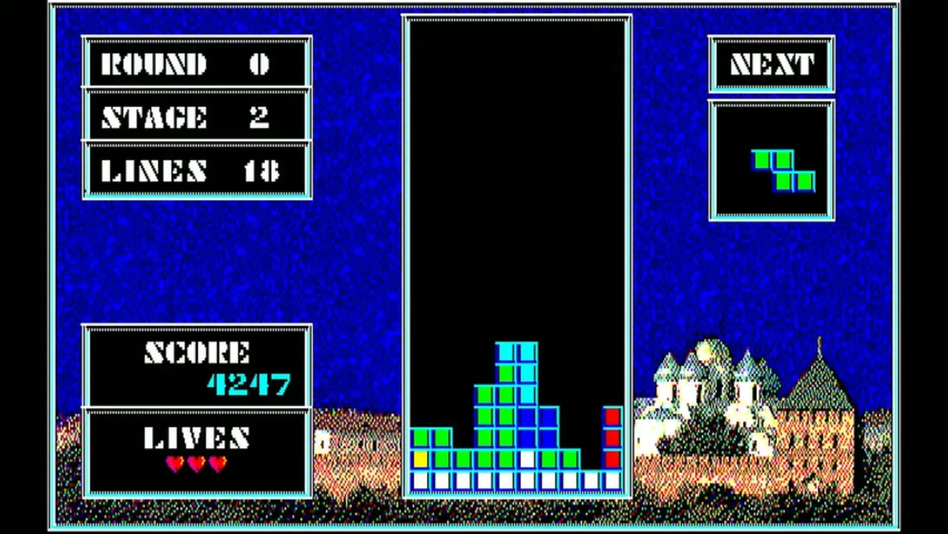 Captura de pantalla - Tetris