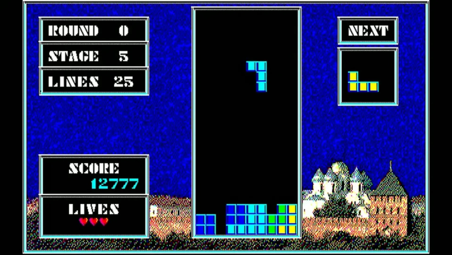 Captura de pantalla - Tetris