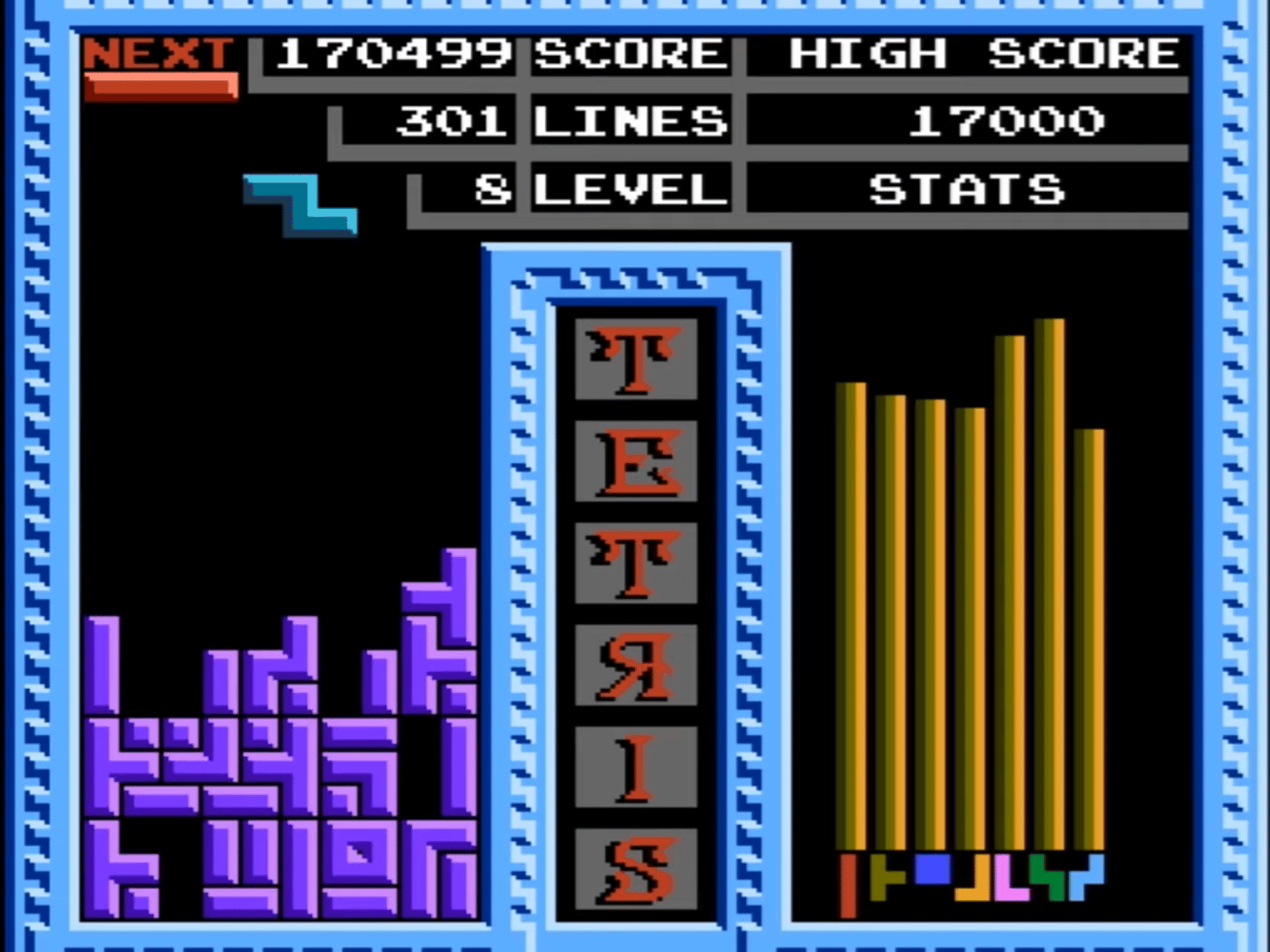 Vs. Tetris screenshot