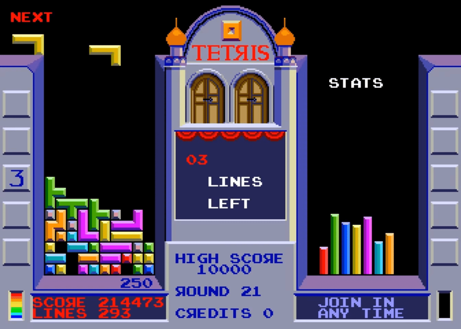 Tetris screenshot