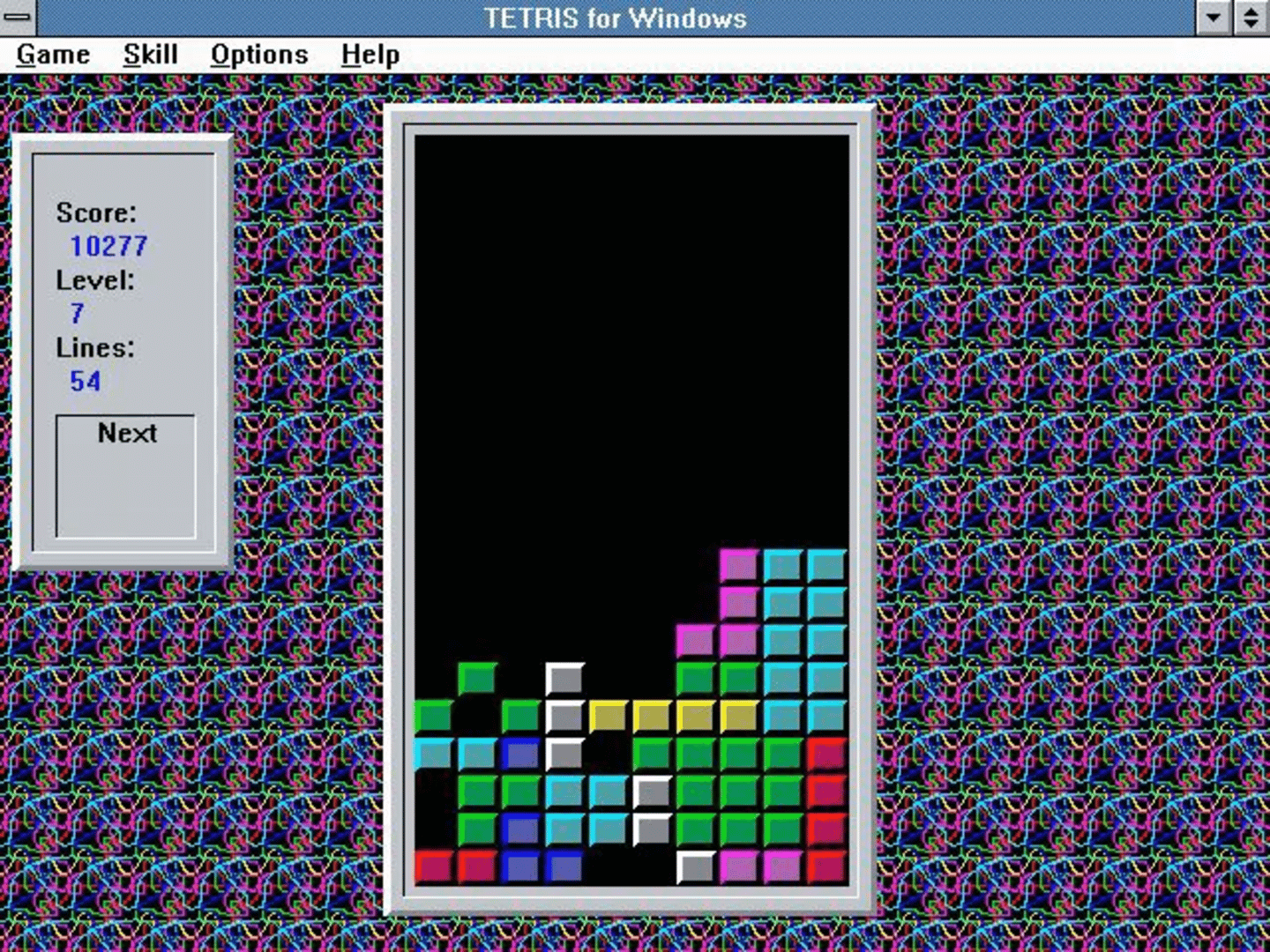 Tetris screenshot