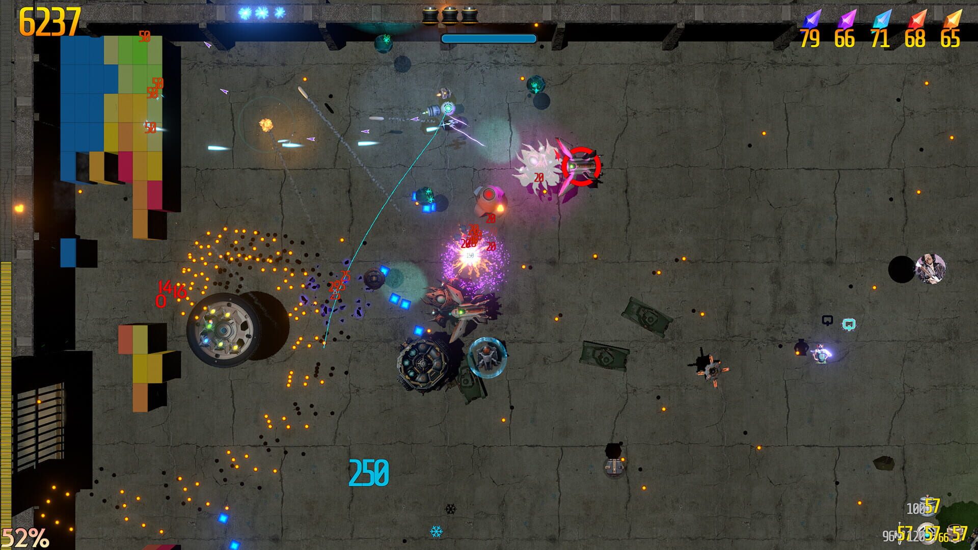Retro Rocket Raiders - Screenshot