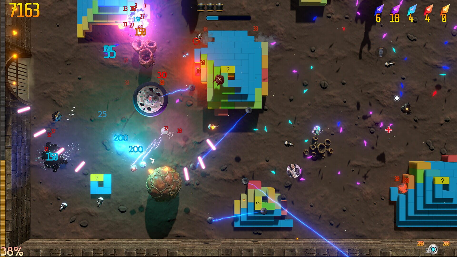 Retro Rocket Raiders - Screenshot