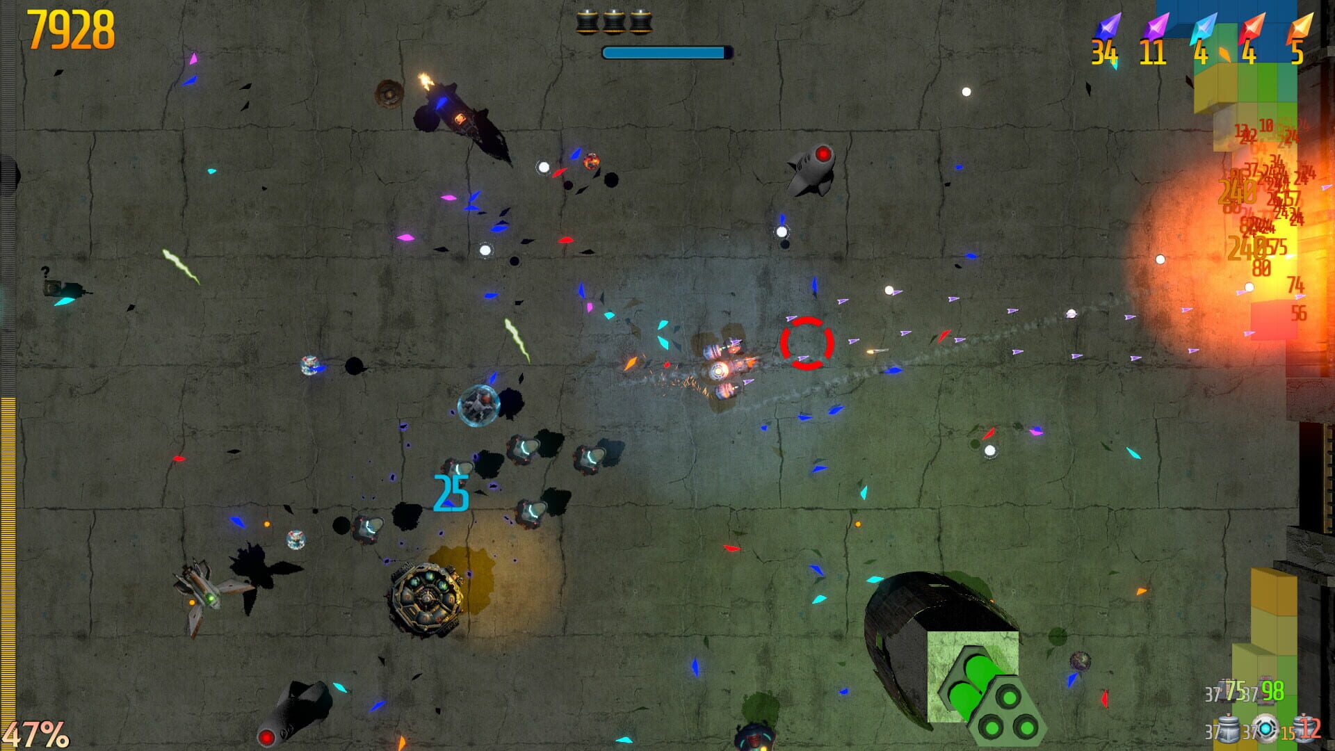 Retro Rocket Raiders - Screenshot