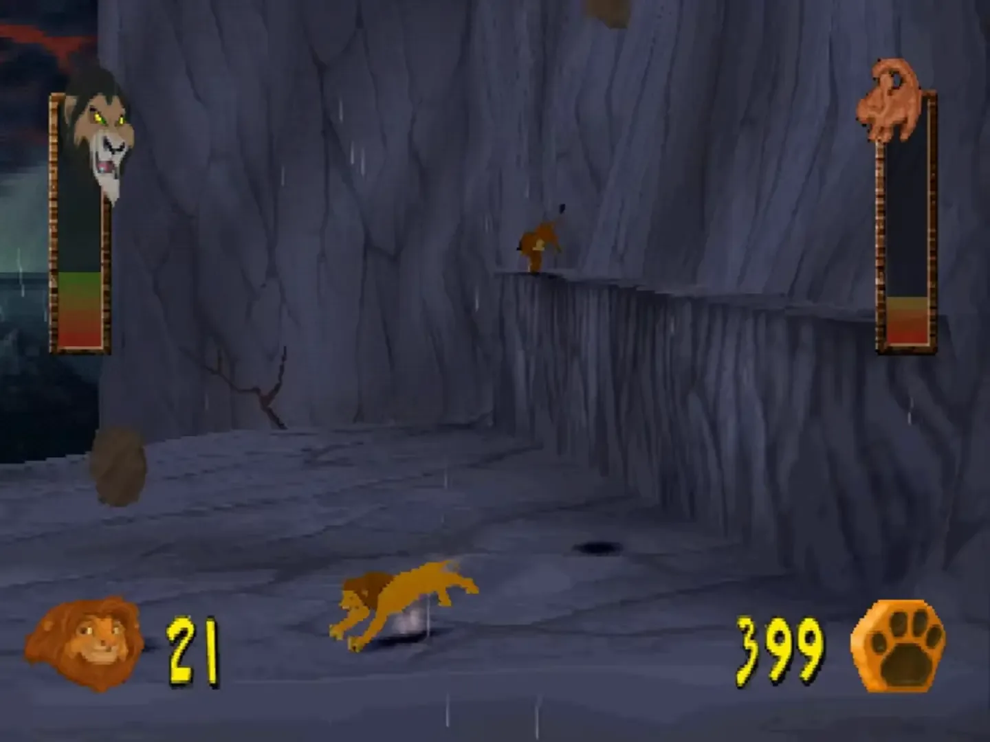Captura de pantalla - Disney's The Lion King: Simba's Mighty Adventure